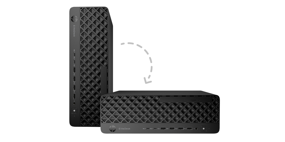 Flexible orientation (horizontal or vertical)