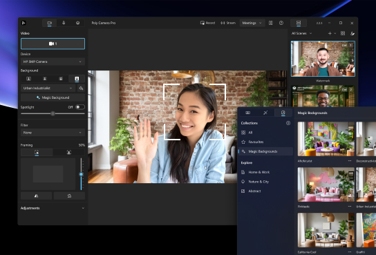 Creative visual layer 