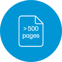 >500 pages per month