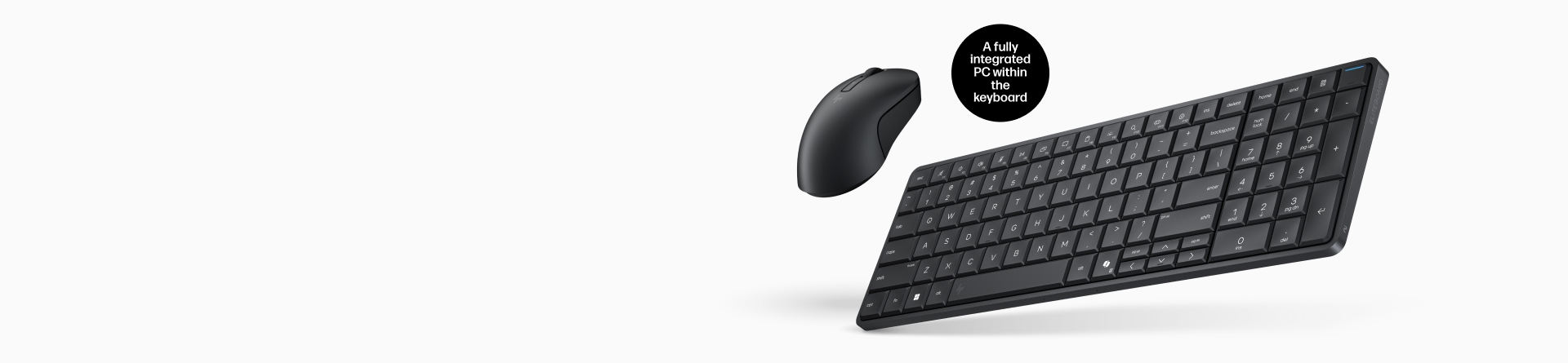 Desktop-grade power. Keyboard-sized freedom