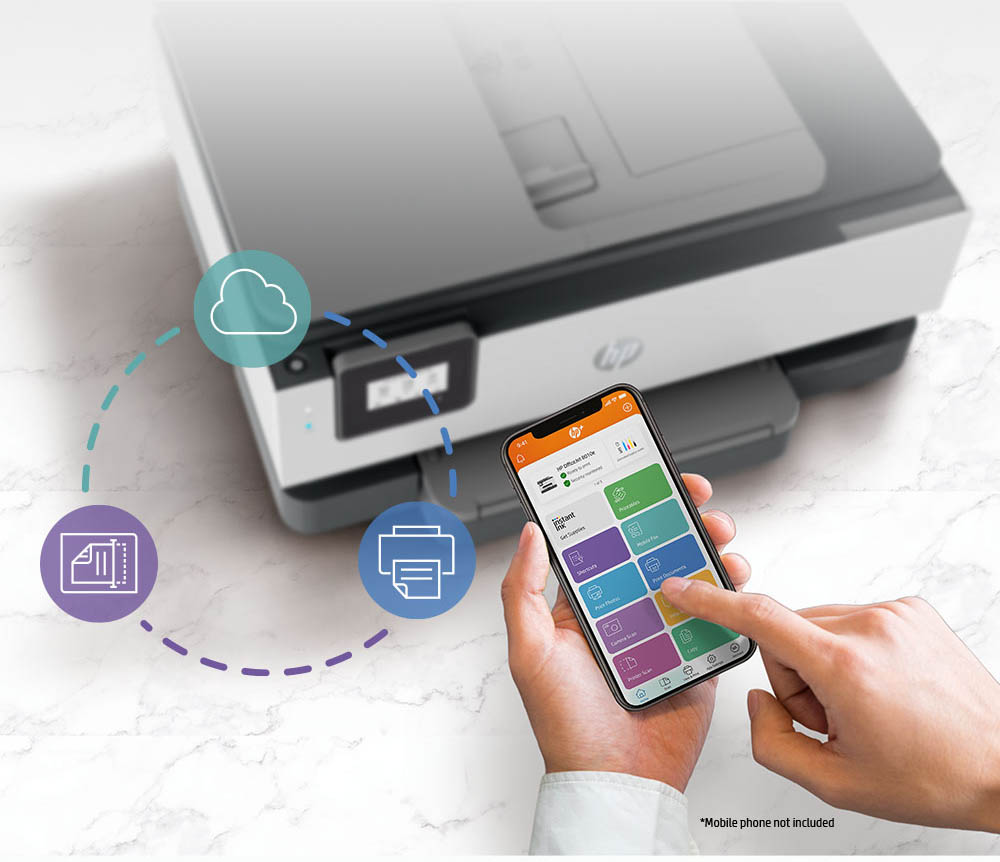 Connect to cloud-based printing with Wi-Fi™ or your cellular...