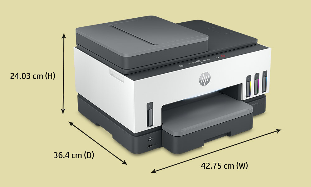 HP Smart Tank 790 All-In-One (Print, Scan, Copy, Fax) Printer - 4WF66A